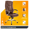 Кресло для руководителя Everprof Кресло Everprof King (Кинг) M Экокожа Коричневый