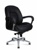 Офисное кресло NORDEN Кресло офисное, Гранд LB блэк, Grand LB black , черная экокожа