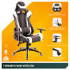Офисное кресло Everprof Lotus S6 Экокожа Черный/Белый