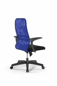 Офисное кресло Sit 8 B2-8U - X1+UMF(X1) /Uh00/Wh00/U1mL-b(M09.B02.G15.W01), Синий-Черный, Арт. z252342501 в магазине 5kresel