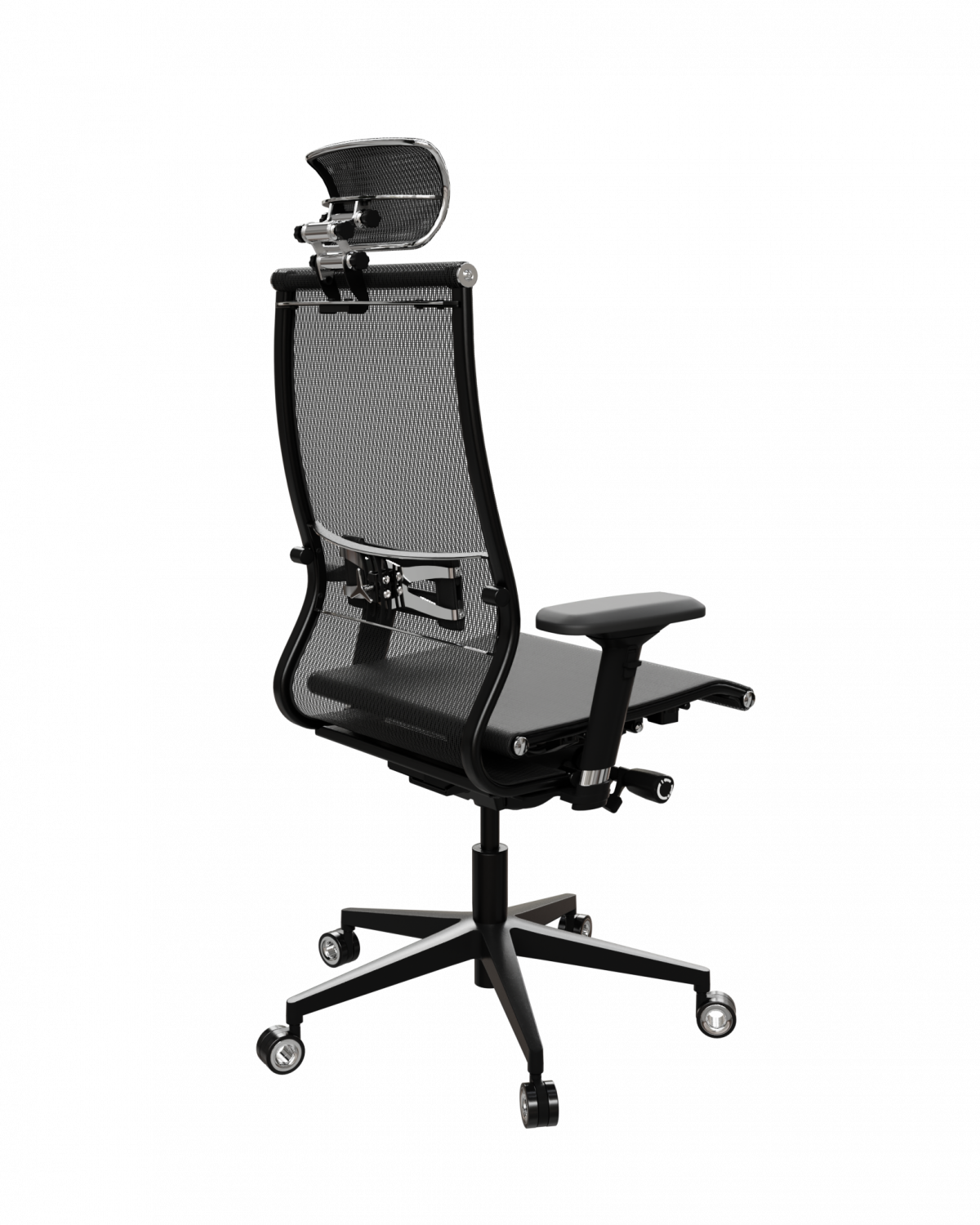 Офисное кресло METTA Samurai Black Edition New, Черный 30.3.15.AA, Черный