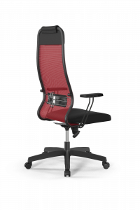 Офисное кресло Sit 10 B1-111T - X2+UMF(X1) /Ub00/Wh00/T1bp-b(M09.B02.G15.W01), Красный-Черный, Арт. z509222556 в магазине 5kresel