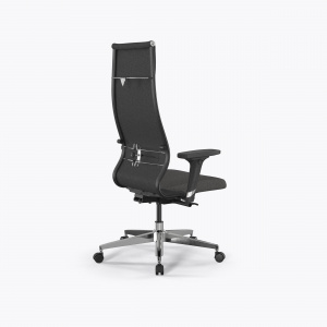 Офисное кресло SynchroSit 10 B1-162D - Bahama /Kb15/Wh12/D02P(M23.B22.G18.W02), Темно-серый, Арт. z509244244 в магазине 5kresel
