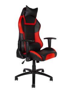 Офисное кресло Кресло офисное, Лотус PRO carbon, Lotus PRO carbon, черно - красная экокожа/ стальная крестовина, Арт. nord-11-00002168 в магазине 5kresel
