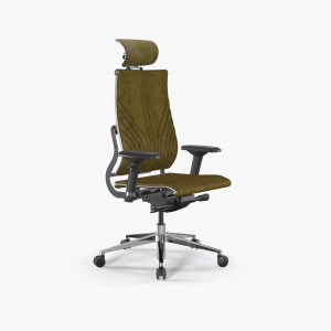 Офисное кресло METTA Move B2-12D - GoyaLE /Kc31/Nc31/D04P/H13mV-3D(M26.B32.G25.W03), Оливковый, Зеленый