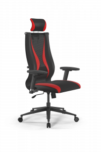 Офисное кресло Sit 10 B2-170D - T+UMF(SY271)+Extra /Kb38/Wh09/D03P/H3mL-Pf-2D(M09.B11.G18.W02), Черный-Красный, Арт. z509225892 в магазине 5kresel