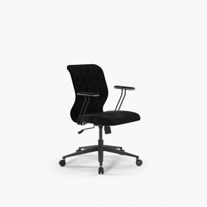 Офисное кресло Sit 8 Mr4-4T - Vivaldi /Uh00/Wh12/T4mV-b(M09.B11.G19.W02), Черный, Арт. z252342648 в магазине 5kresel