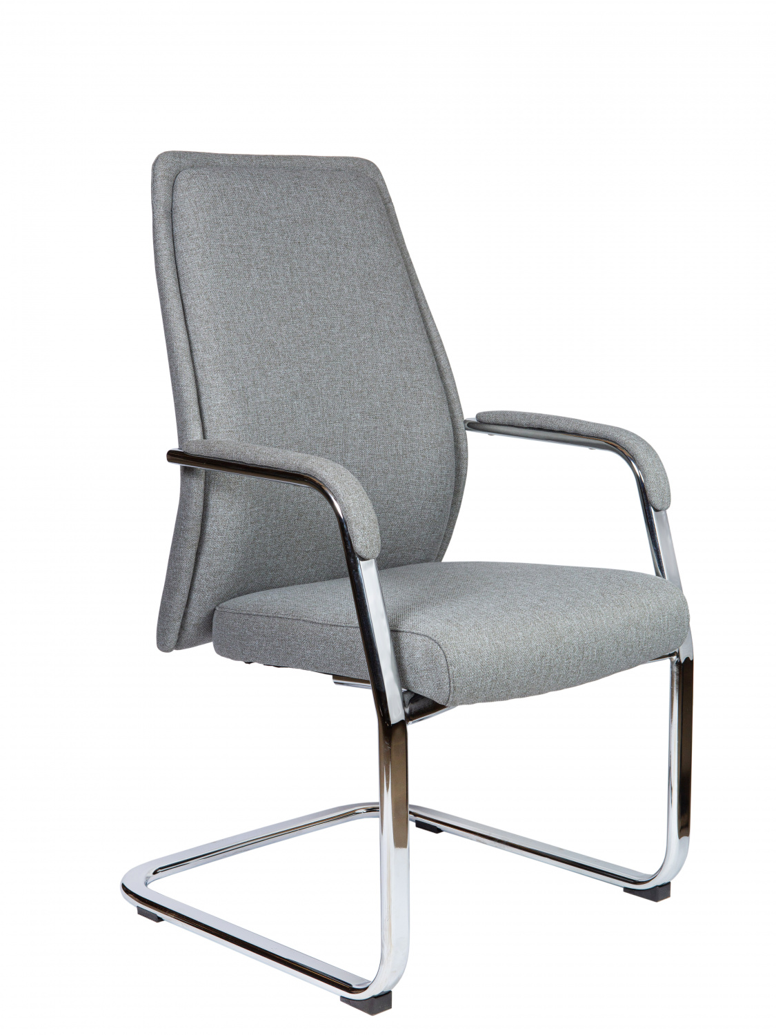 Офисное кресло NORDEN , Liverpool CF grey fabric, алюминиевая  база, серая ткань