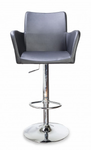 Купить Барный стул Тертул на опоре барная рингбаза хромированная