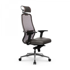 Купить офисное кресло Samurai SL-3.041 MPES, Светло-коричневый/Серый, Арт. z312295917 в магазине 5kresel