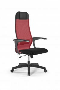 Офисное кресло Sit 10 B1-111U - X2+UMF(X1) /Ub00/Wh00/U0mL-b(M09.B02.G15.W01), Красный-Черный, Арт. z252341481 в магазине 5kresel