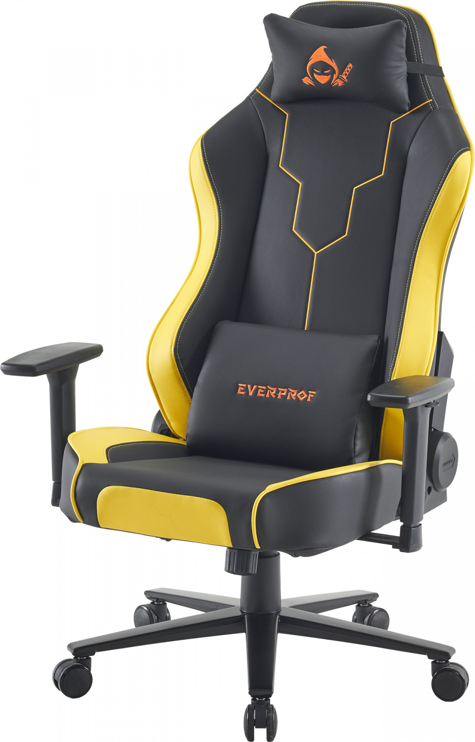 игровое кресло Everprof Геймерское кресло Everprof Rapid (Рапид) Экокожа Желтый