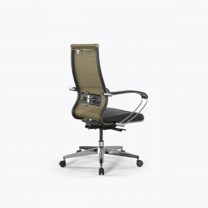 Офисное кресло SynchroSit 10 B2-163K - T+Extra /Km00/Wm12/K1cL(M24.B22.G18.W02), Золотой ротанг-Черный, Арт. z509230711 в магазине 5kresel
