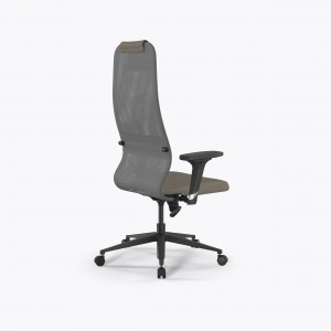 Офисное кресло Sit 8 B1-9D - X2+Bahama /Uh00/Wh12/D02P(M09.B11.G19.W02), Серый-Песочный, Арт. z509370974 в магазине 5kresel