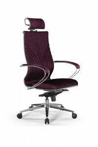 Купить офисное кресло Samurai L2-13K - GoyaLE /Kc31/Wm31/K2cV/H2cV-3D(M06.B32.G11.W03), Фиолетовый, Арт. z509220354 в магазине 5kresel