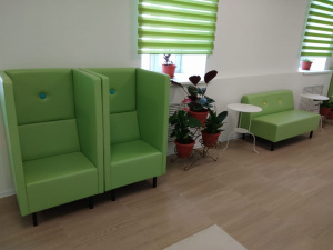 Купить Кресельная секция Скайнет с одним подлокотником левым/правым модуль В