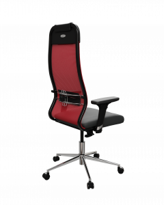 Офисное кресло Sit 10 B1-111D - X2+UMF(X1) /Ub00/Wh00/D02P(M09.B23.G18.W01), Красный-Черный, Арт. z140.D.1.2A2 в магазине 5kresel