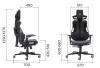 игровое кресло Everprof Геймерское кресло Everprof Serval X Экокожа Черный