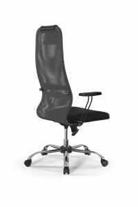 Купить офисное кресло Sit 8 B1-8T - X1+UMF(X1) /Uh00/Wh00/T1bp-b(M09.B21.G20.W01), Св.серый-Черный, Арт. z509226837 в магазине 5kresel