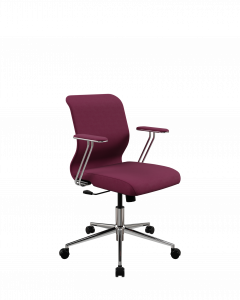 Офисное кресло Sit 8 Mr4-4T - Vivaldi /Uh00/Wh12/T4mV-c(M09.B23.G18.W01), Сливовый, Арт. z252342716 в магазине 5kresel
