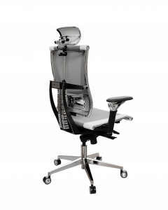 Офисное кресло Y 4DF L2-57D - YM93+Infinity /Vc09/Nc09/D06P/H13mL-3D(M06.B35.G11.W04), Св.серый-Белый, Арт. z689.50.5.92 в магазине 5kresel
