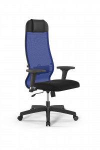 Офисное кресло Sit 10 B1-111D - X2+UMF(X1) /Ub00/Wh00/D02P(M09.B02.G15.W01), Синий-Черный, Арт. z509222150 в магазине 5kresel