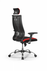 Офисное кресло Sit 10 B2-170D - T+UMF(SY271)+Extra /Kb38/Wh09/D03P/H3mL-Pf-2D(M09.B21.G20.W01), Черный-Красный, Арт. z509225915 в магазине 5kresel