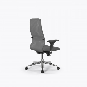 Офисное кресло SynchroSit 8 B2-9D - X2+Extra /Uh00/Wh12/D02P(M25.B23.G18.W02), Серый, Арт. z509233903 в магазине 5kresel