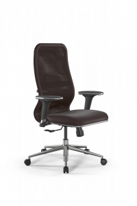 Офисное кресло SynchroSit 8 B2-25D - X2+Extra /Uhp42/Wm12/D32P/H3mL-2D(M20.B23.G18.W02), Темно-коричневый, Арт. z509231312 в магазине 5kresel