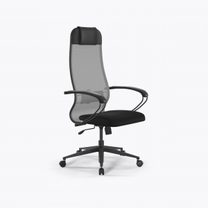 Офисное кресло Sit 10 B1-111K - X2+UMF(X1) /Ub00/Wh00/K1bL(M09.B11.G19.W02), Св.серый-Черный, Арт. z509222426 в магазине 5kresel