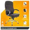 Кресло для руководителя Everprof Кресло Everprof Valencia (Валенсия) M Экокожа Черный