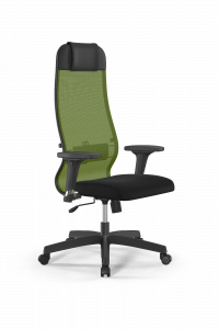 Офисное кресло Sit 10 B1-111D - X2+UMF(X1) /Ub00/Wh00/D02P(M09.B02.G15.W01), Зеленый-Черный, Арт. z509222181 в магазине 5kresel