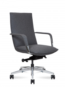 Офисное кресло Кресло офисное, Паркер LB фабрик, Parker LB fabric, серый войлок, алюминиевая база, Арт. nord-00-00016671 в магазине 5kresel