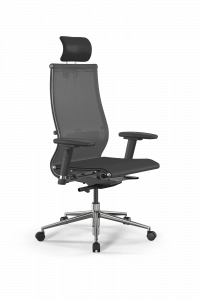 Офисное кресло SynchroSit 10 B2-107D - T /Km00/Nb00/D03P/H3mL-2D(M23.B23.G18.W02), Серый, Арт. z509230322 в магазине 5kresel