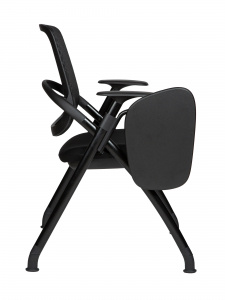 Купить офисное кресло Стул, Клип, Clip, черная сетка, черная ткань, пюпитр, Арт. nord-00-00014360 в магазине 5kresel