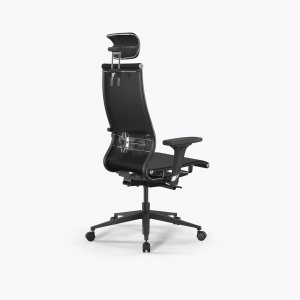 Офисное кресло SynchroSit 10 B2-107D - T /Km00/Nb00/D02P/H13mL-2D(M23.B11.G19.W02), Черный, Арт. z509391047 в магазине 5kresel