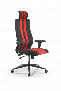 Офисное кресло Sit 10 B2-187D - Extra /Kb40/Wh40/D02P/H3mL-G-2D(M09.B11.G19.W02), Черный-Красный, Арт. z509214681 в магазине 5kresel