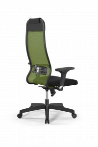 Офисное кресло Sit 10 B1-111D - X2+UMF(X1) /Ub00/Wh00/D02P(M09.B02.G15.W01), Зеленый-Черный, Арт. z509222181 в магазине 5kresel