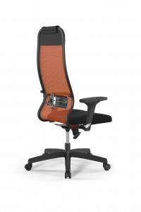 Офисное кресло Sit 10 B1-111D - X2+UMF(X1) /Ub00/Wh00/D02P(M09.B02.G15.W01), Оранжевый-Черный, Арт. z509222174 в магазине 5kresel