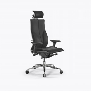 Офисное кресло METTA Samurai B2-10D - Infinity /Kc06/Nc06/D04P/H13mL-3D(M26.B32.G25.W25), Черный, Черный