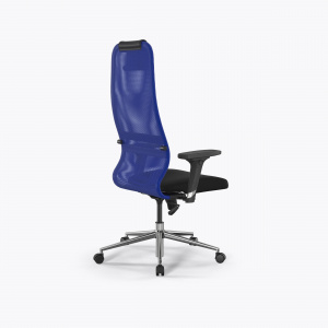 Офисное кресло Sit 8 B1-8D - X1+UMF(X1) /Uh00/Wh00/D02P(M09.B23.G18.W01), Синий-Черный, Арт. z252342051 в магазине 5kresel