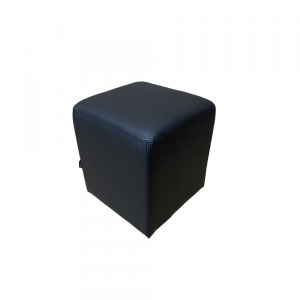 Купить (lor-p-blk) Пуф Лори квадратный размер: 40 х 40 см, высота 45 см, черный Ecotex 3001