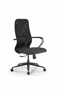 Офисное кресло SynchroSit 8 B2-9K - X2+Bahama /Uh00/Wh12/K3bL(M25.B11.G19.W02), Черный-Тем.серый, Арт. z509231480 в магазине 5kresel