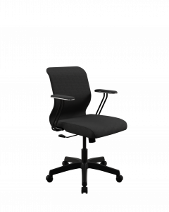 Купить офисное кресло Sit 8 Mr4-4T - Vivaldi /Uh00/Wh12/T4mV-b(M09.B02.G15.W01), Черный, Арт. zEE.47.1.222 в магазине 5kresel