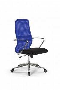 Офисное кресло Sit 8 B2-8K - X1+UMF(X1) /Uh00/Wh00/K5cL(M09.B23.G18.W01), Синий-Черный, Арт. z252342457 в магазине 5kresel