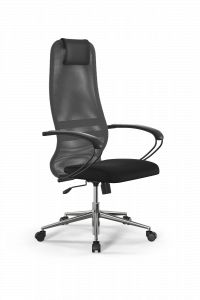 Купить офисное кресло Sit 8 B1-8K - X1+UMF(X1) /Uh00/Wh00/K1bL(M09.B23.G18.W01), Св.серый-Черный, Арт. z509226783 в магазине 5kresel