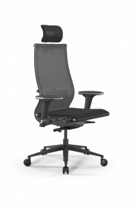 Офисное кресло SynchroSit 10 B2-107D - T /Km00/Nb00/D32P/H3mL-2D(M23.B11.G19.W03), Серый-Черный, Арт. z509230407 в магазине 5kresel