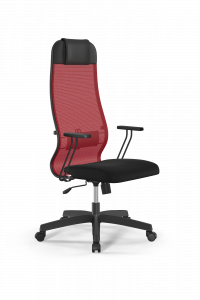 Офисное кресло Sit 10 B1-111T - X2+UMF(X1) /Ub00/Wh00/T1bp-b(M09.B02.G15.W01), Красный-Черный, Арт. z509222556 в магазине 5kresel