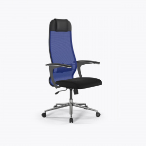 Офисное кресло Sit 10 B1-111U - X2+UMF(X1) /Ub00/Wh00/U0mL-b(M09.B23.G18.W01), Синий-Черный, Арт. z509222891 в магазине 5kresel