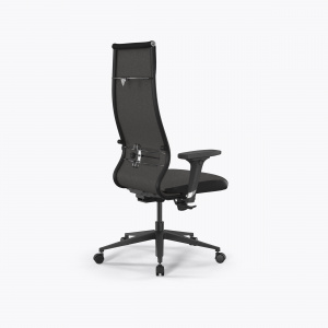 Офисное кресло SynchroSit 10 B1-164D - Bahama+Extra /Kb15/Wh12/D02P(M25.B11.G19.W02), Тем.серый-Черный, Арт. z509420358 в магазине 5kresel
